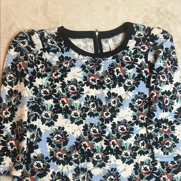 Xhilaration Black and Multicolor Floral Stretch Dress sz XL - Picture 3 of 10